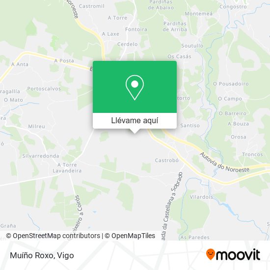Mapa Muíño Roxo