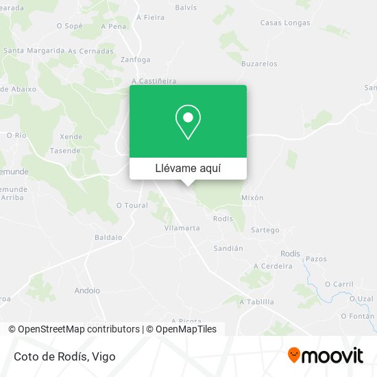 Mapa Coto de Rodís