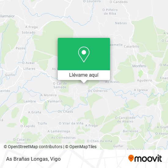 Mapa As Brañas Longas