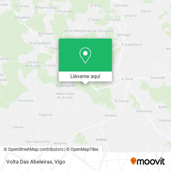 Mapa Volta Das Abeleiras