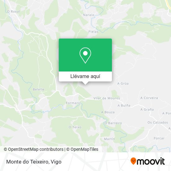 Mapa Monte do Teixeiro