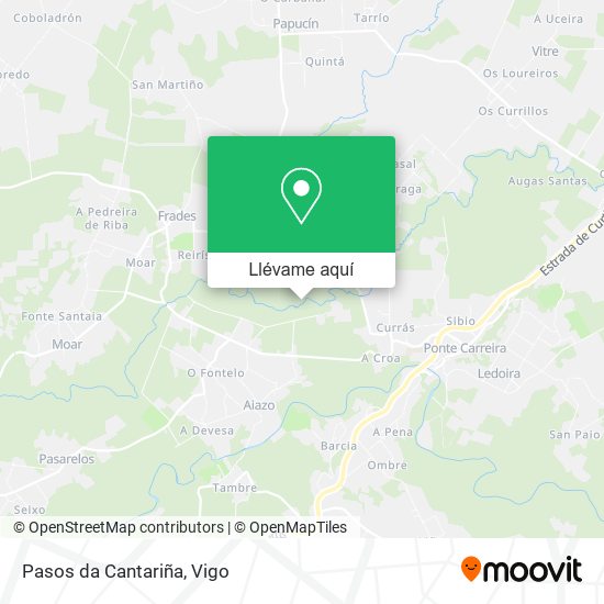 Mapa Pasos da Cantariña