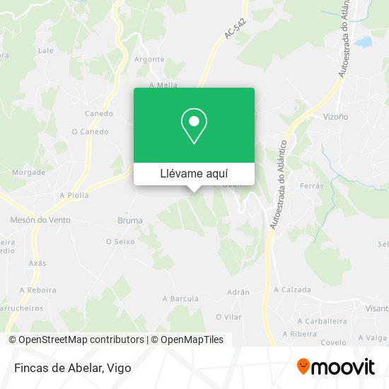 Mapa Fincas de Abelar