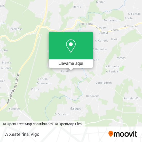 Mapa A Xesteiriña