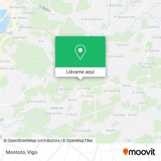 Mapa Montoto