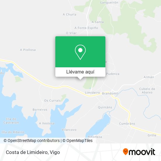 Mapa Costa de Limideiro