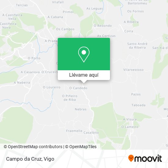 Mapa Campo da Cruz