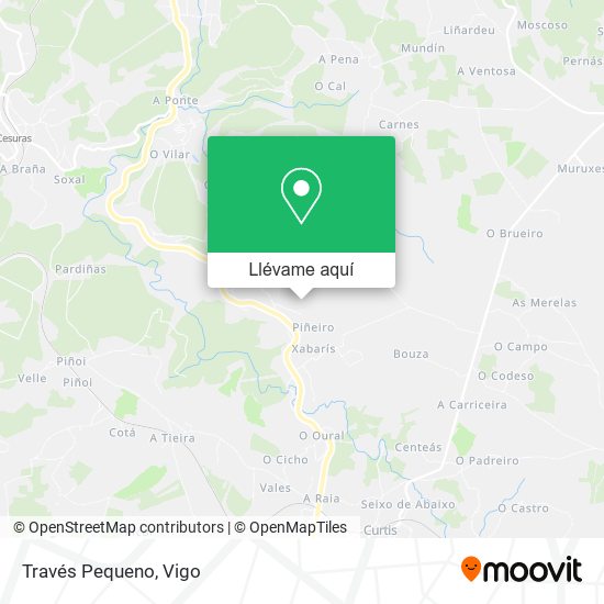 Mapa Través Pequeno