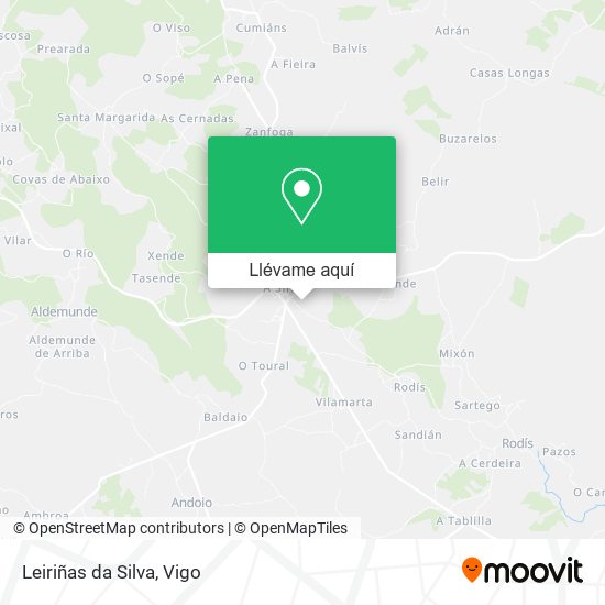 Mapa Leiriñas da Silva