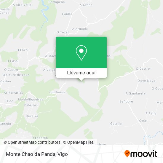 Mapa Monte Chao da Panda