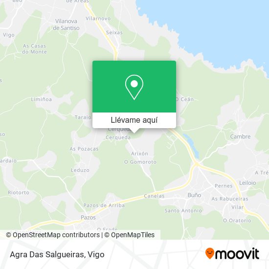 Mapa Agra Das Salgueiras