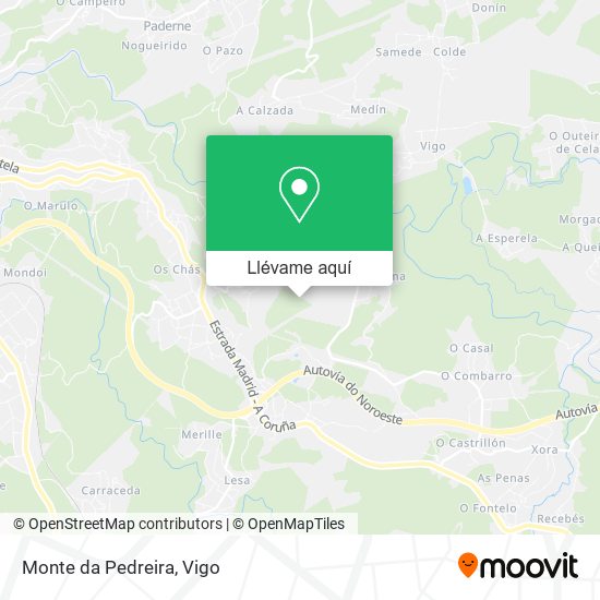 Mapa Monte da Pedreira