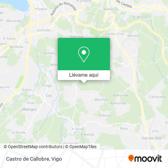 Mapa Castro de Callobre
