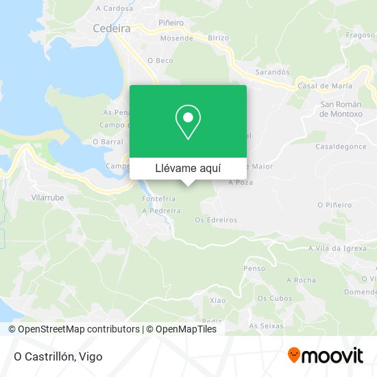 Mapa O Castrillón