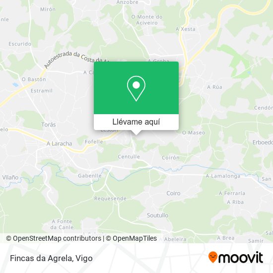 Mapa Fincas da Agrela