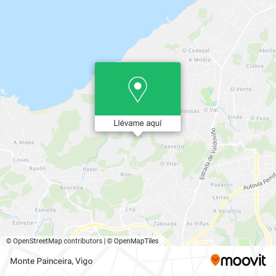 Mapa Monte Painceira