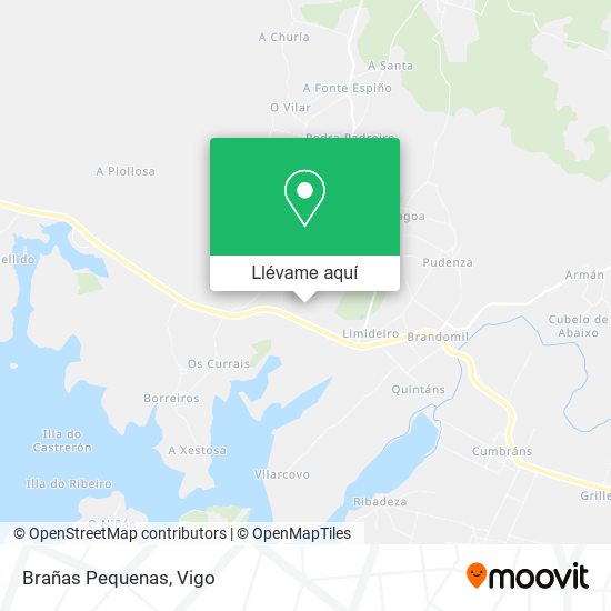 Mapa Brañas Pequenas