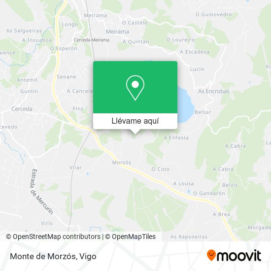 Mapa Monte de Morzós
