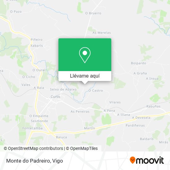 Mapa Monte do Padreiro