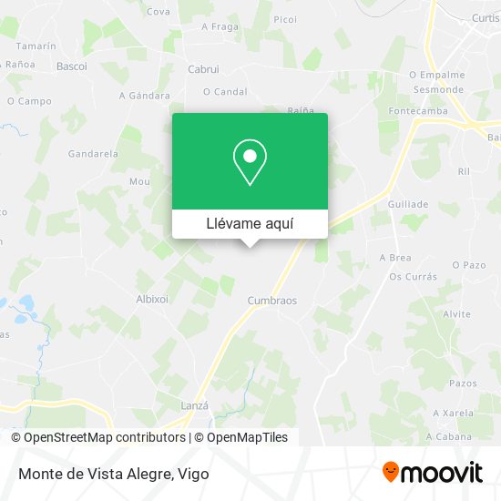 Mapa Monte de Vista Alegre