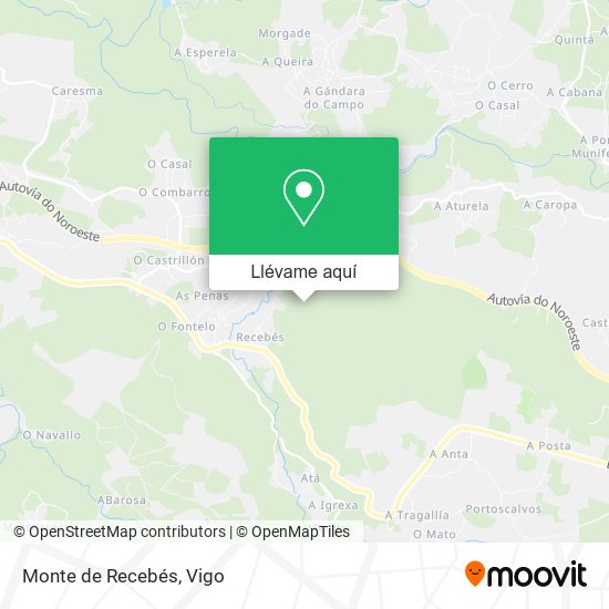 Mapa Monte de Recebés