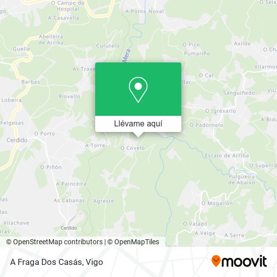 Mapa A Fraga Dos Casás
