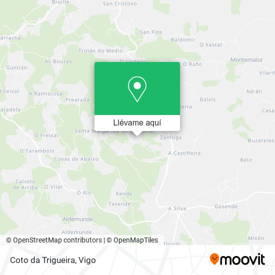 Mapa Coto da Trigueira