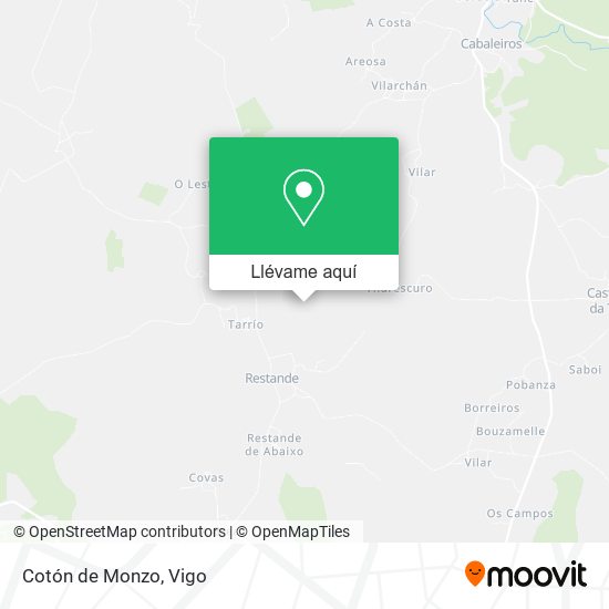 Mapa Cotón de Monzo