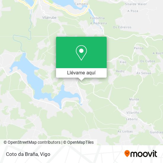 Mapa Coto da Braña