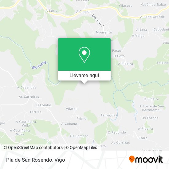 Mapa Pía de San Rosendo