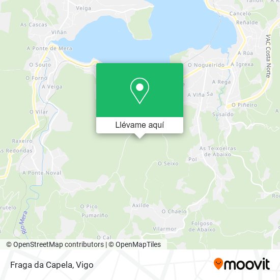 Mapa Fraga da Capela