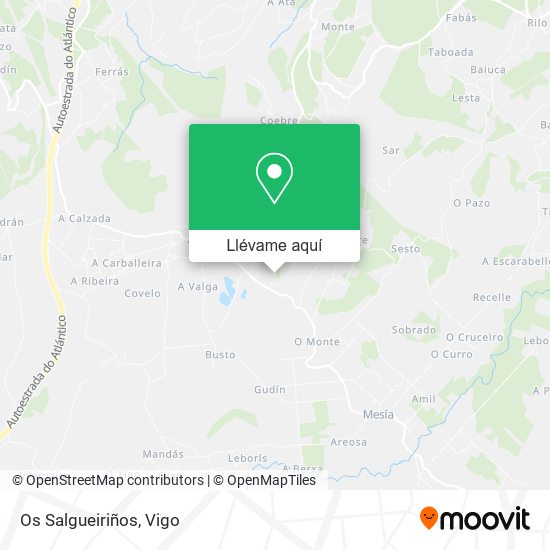 Mapa Os Salgueiriños