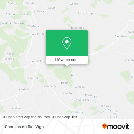 Mapa Chousas do Río