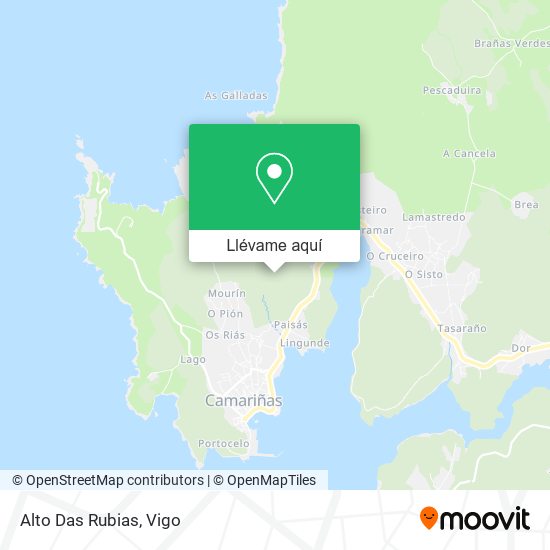 Mapa Alto Das Rubias