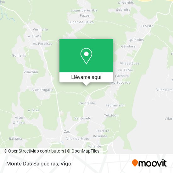 Mapa Monte Das Salgueiras