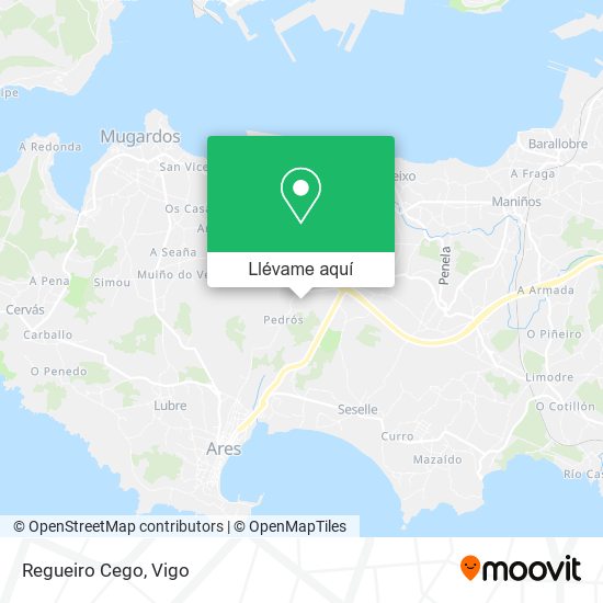 Mapa Regueiro Cego