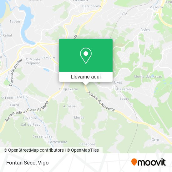 Mapa Fontán Seco