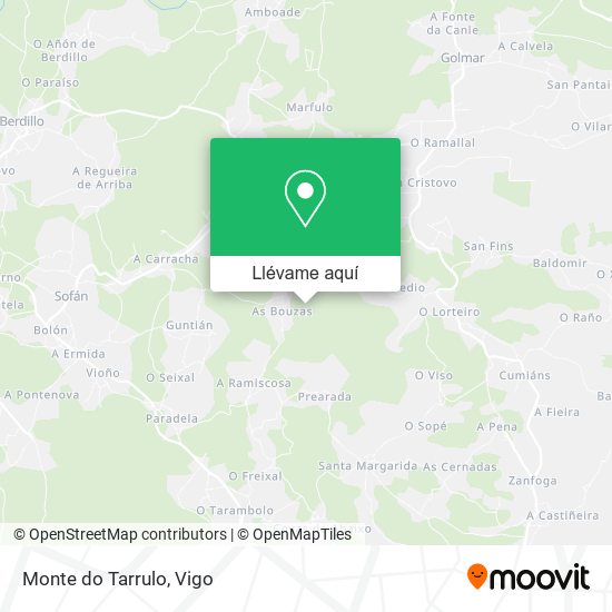 Mapa Monte do Tarrulo