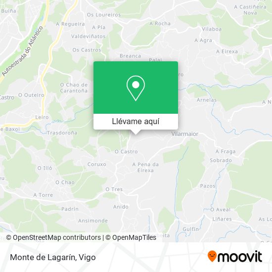 Mapa Monte de Lagarín