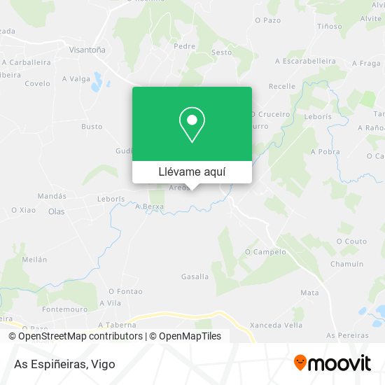 Mapa As Espiñeiras