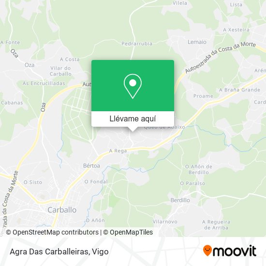 Mapa Agra Das Carballeiras