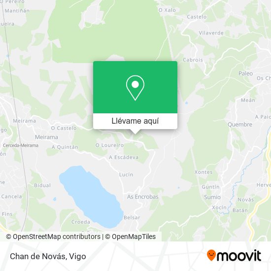 Mapa Chan de Novás
