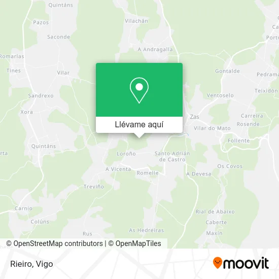 Mapa Rieiro