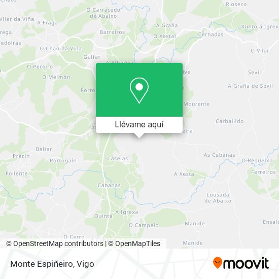Mapa Monte Espiñeiro