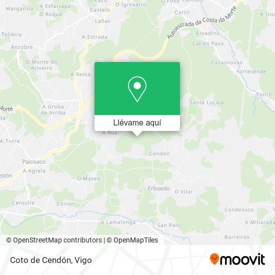 Mapa Coto de Cendón