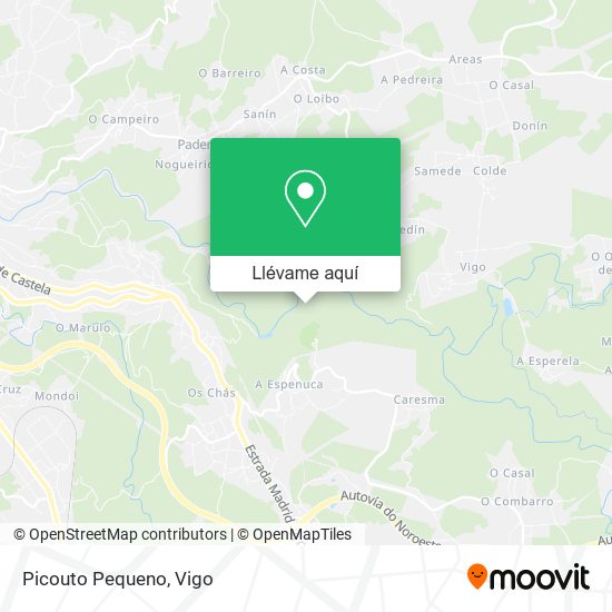 Mapa Picouto Pequeno