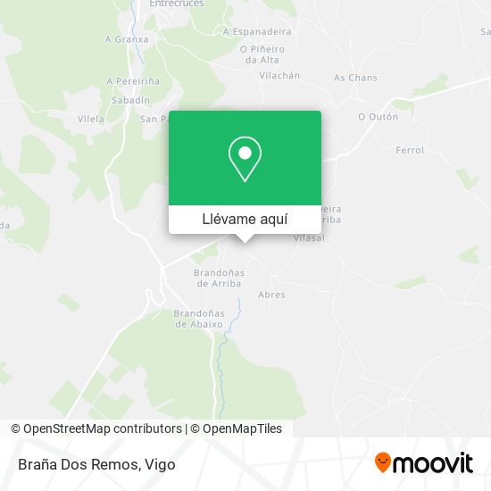 Mapa Braña Dos Remos