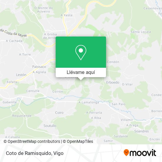 Mapa Coto de Ramisquido