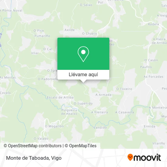 Mapa Monte de Taboada