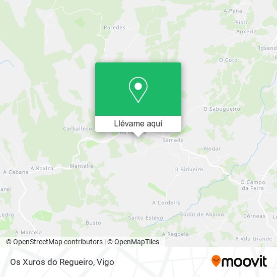 Mapa Os Xuros do Regueiro